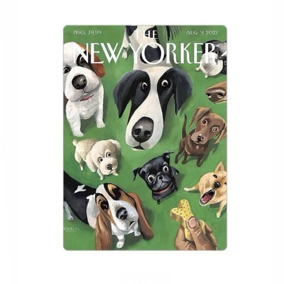 New Yorker “Summer Treat” Dogs Cover Magnet - Picture 1 of 3
